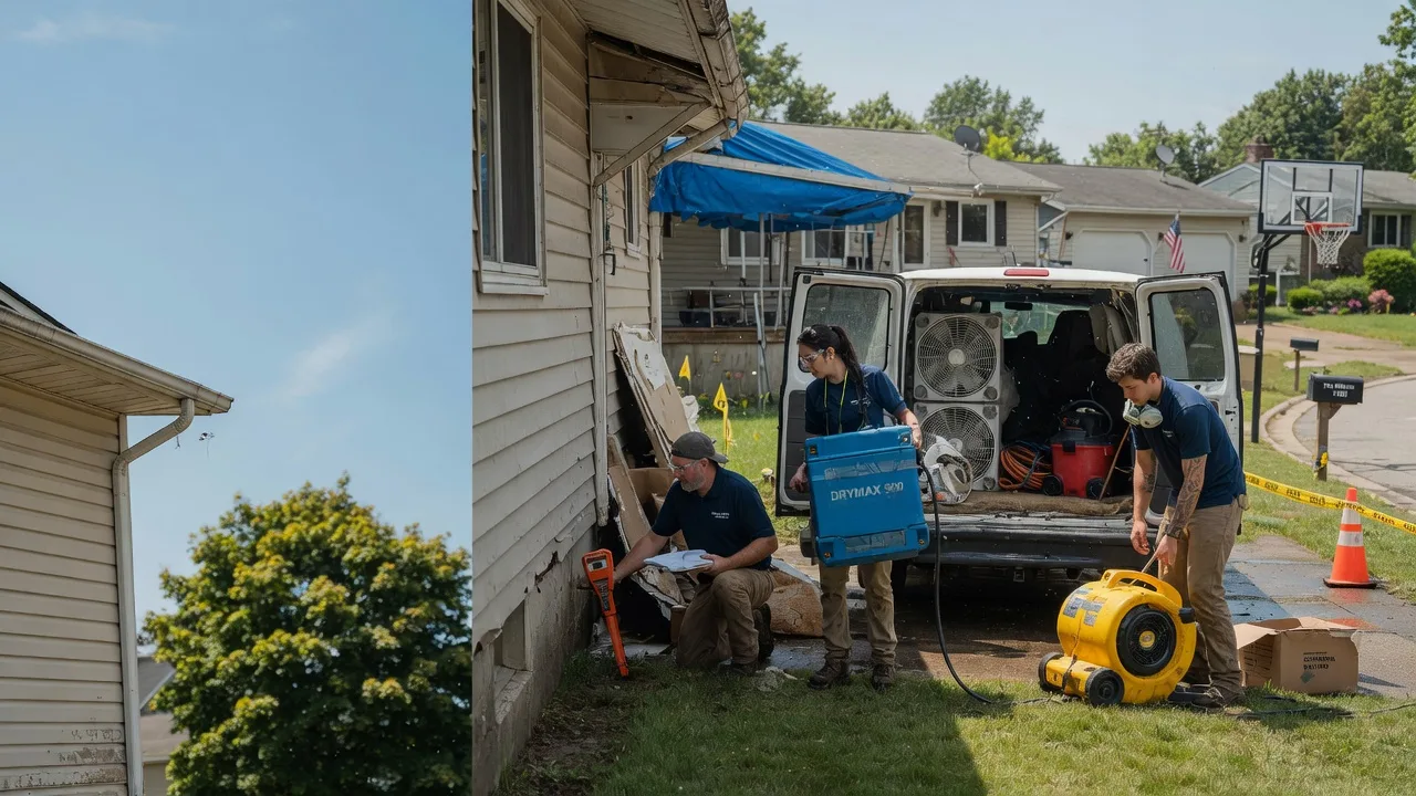 Ceiling Leak Cleanup in New Baltimore, MI near me
