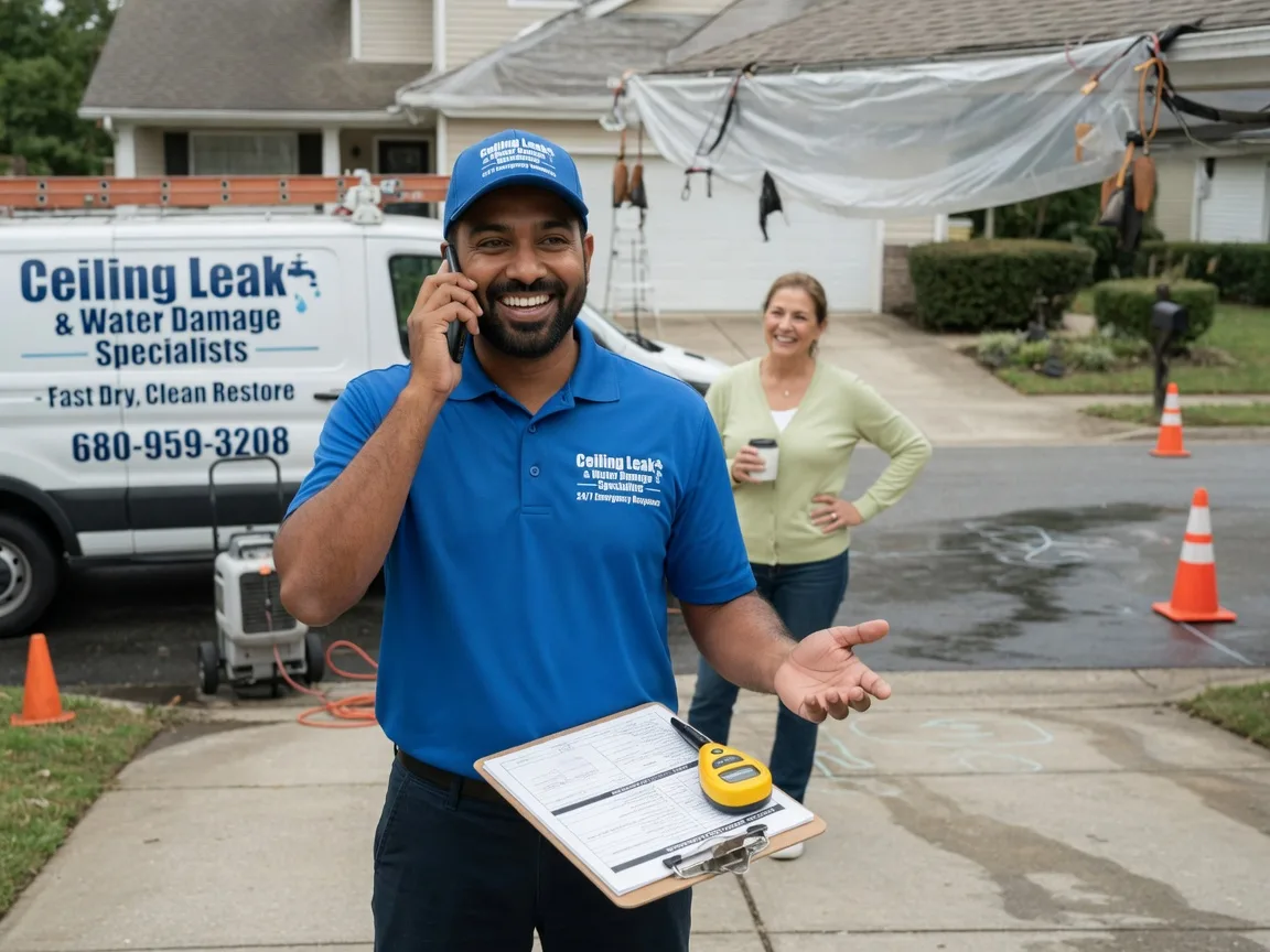 Ceiling Leak Cleanup New Baltimore, MI FAQs